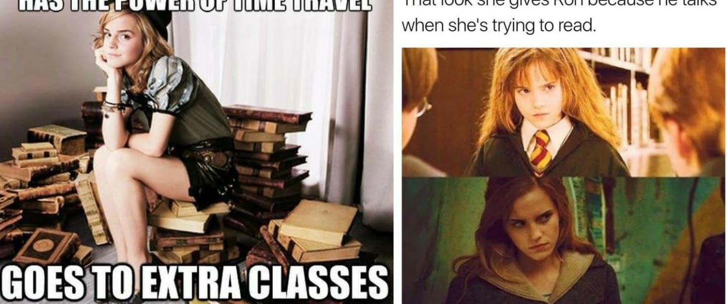 BookBub on X: 16 #Hermione Memes Only True #HarryPotter Fans Will  Appreciate  #potterhead  / X