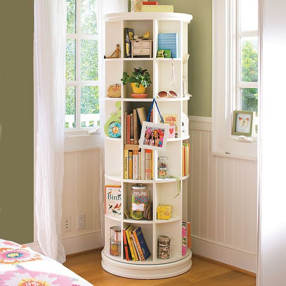 20 S For Storing Books In Small Spaces, How To Arrange Bookcases In A Corner