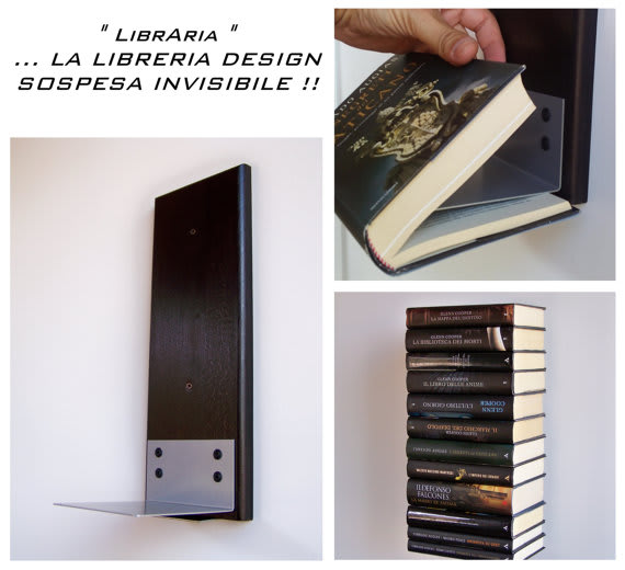 Libreria sospesa, Invisibile, Design