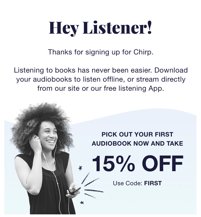 Your first audiobook is waiting!