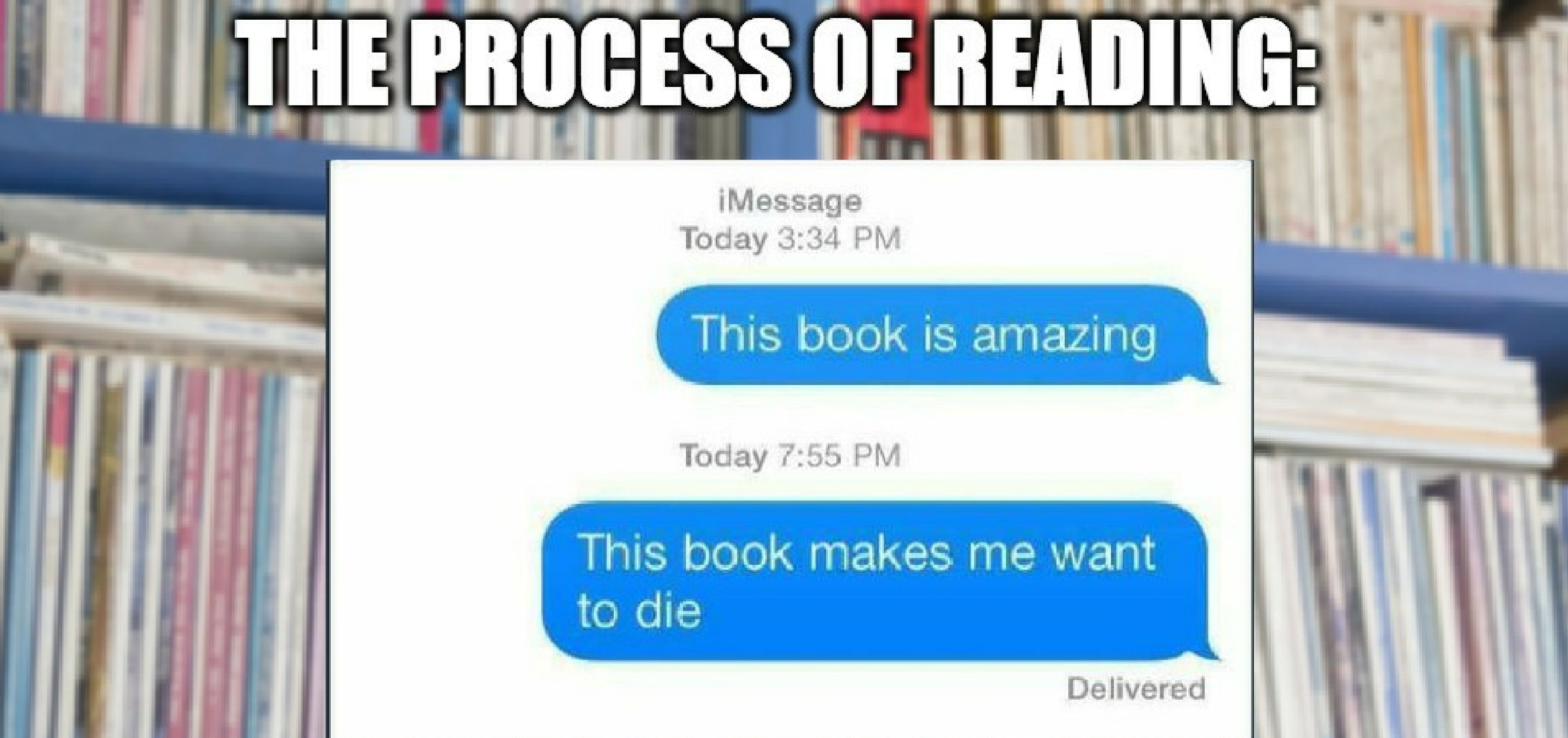 Reading Books Meme