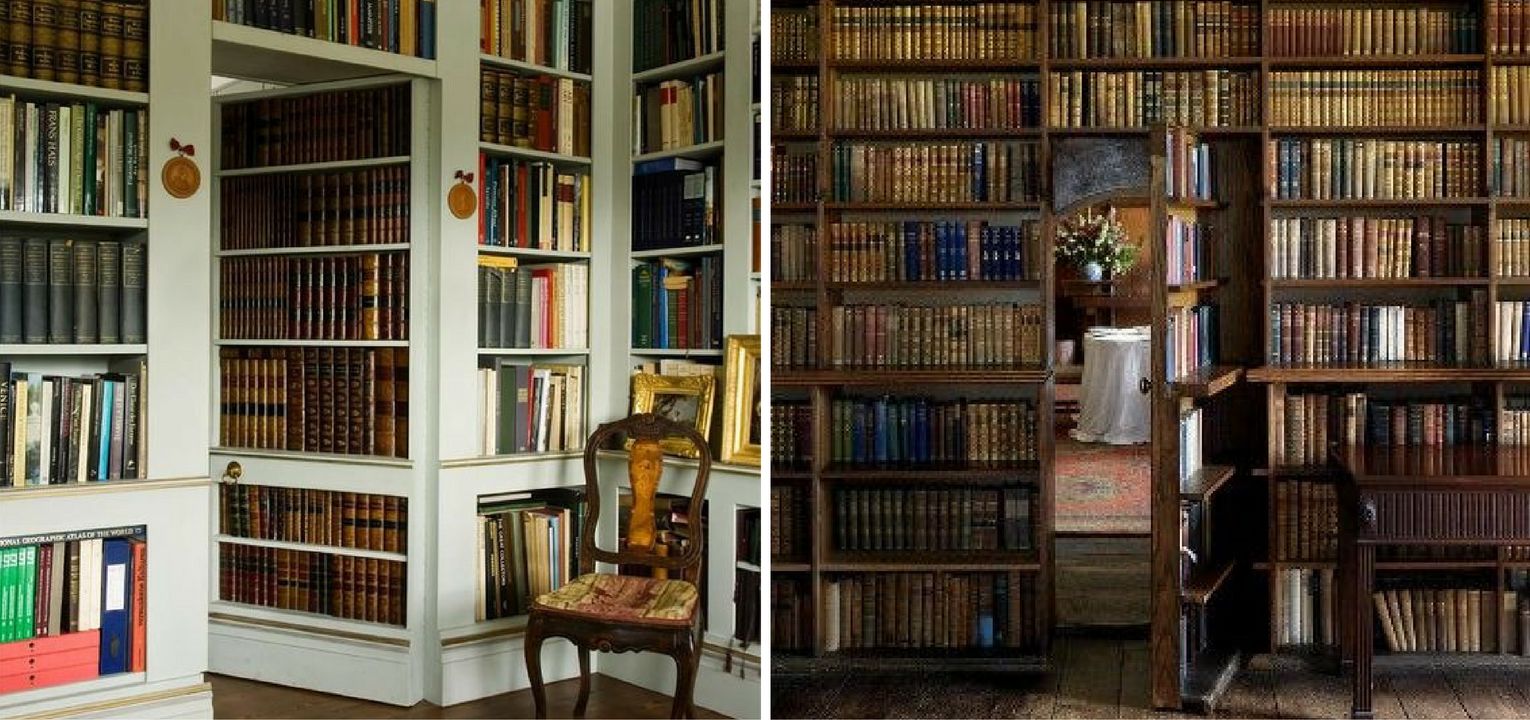 Home Libraries With Doors, Library Bookcase With Doors