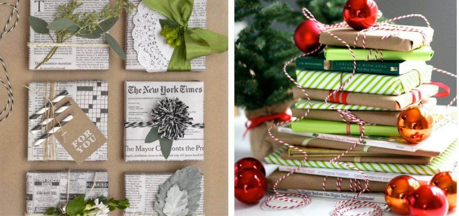 Wrap Gifts With Newspaper - The New York Times