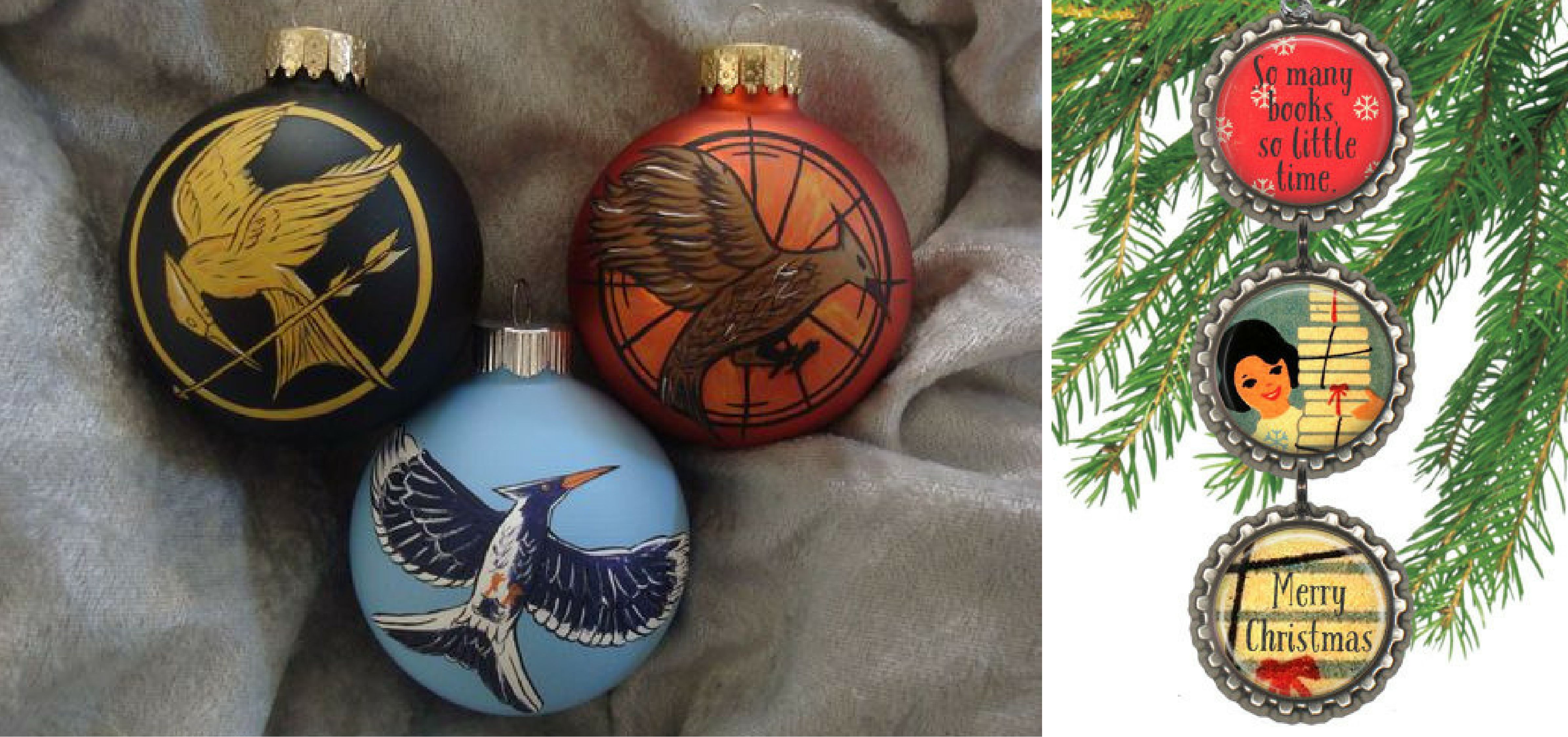 19 Christmas Ornaments For Book Lovers