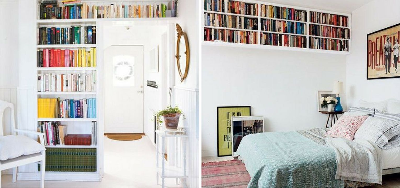 20 Hacks for Storing Books in Small Spaces