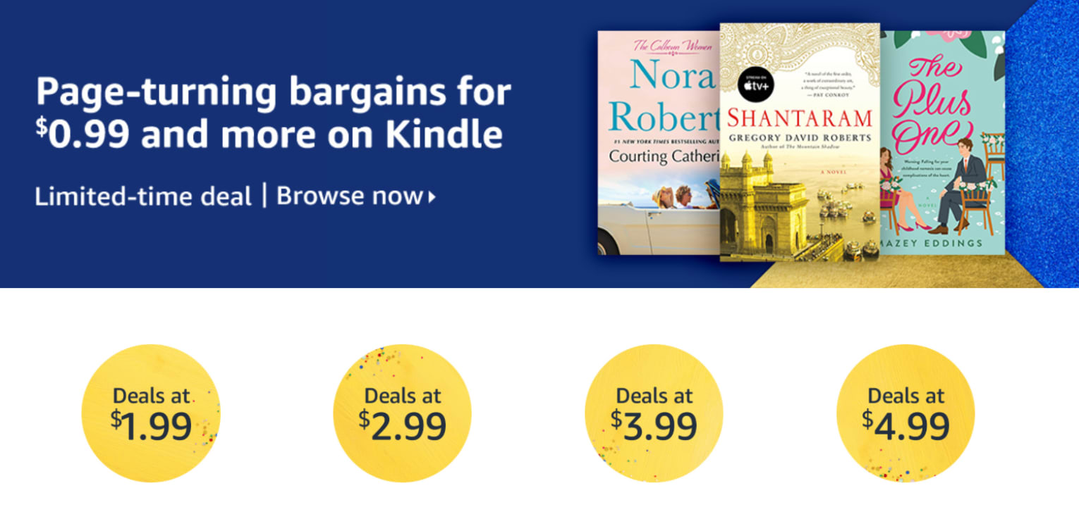 Kindle deal of the day discount